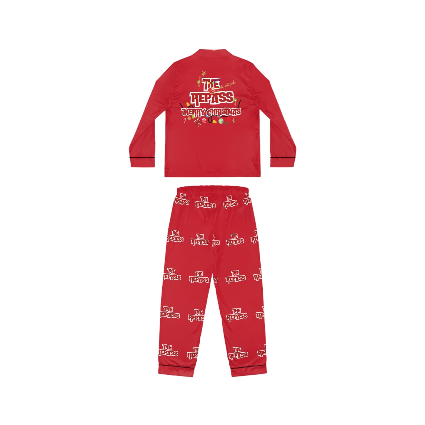 The Repass Women's Satin Pajamas (AOP)