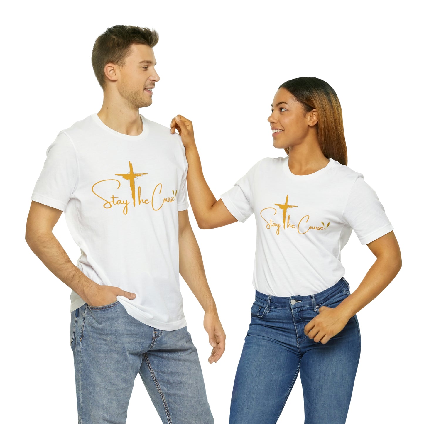 Stay The Course Womens Jersey Short Sleeve Tee