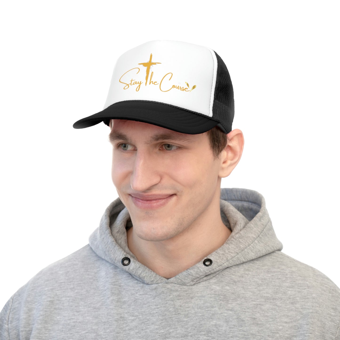 Stay The Course Trucker Caps