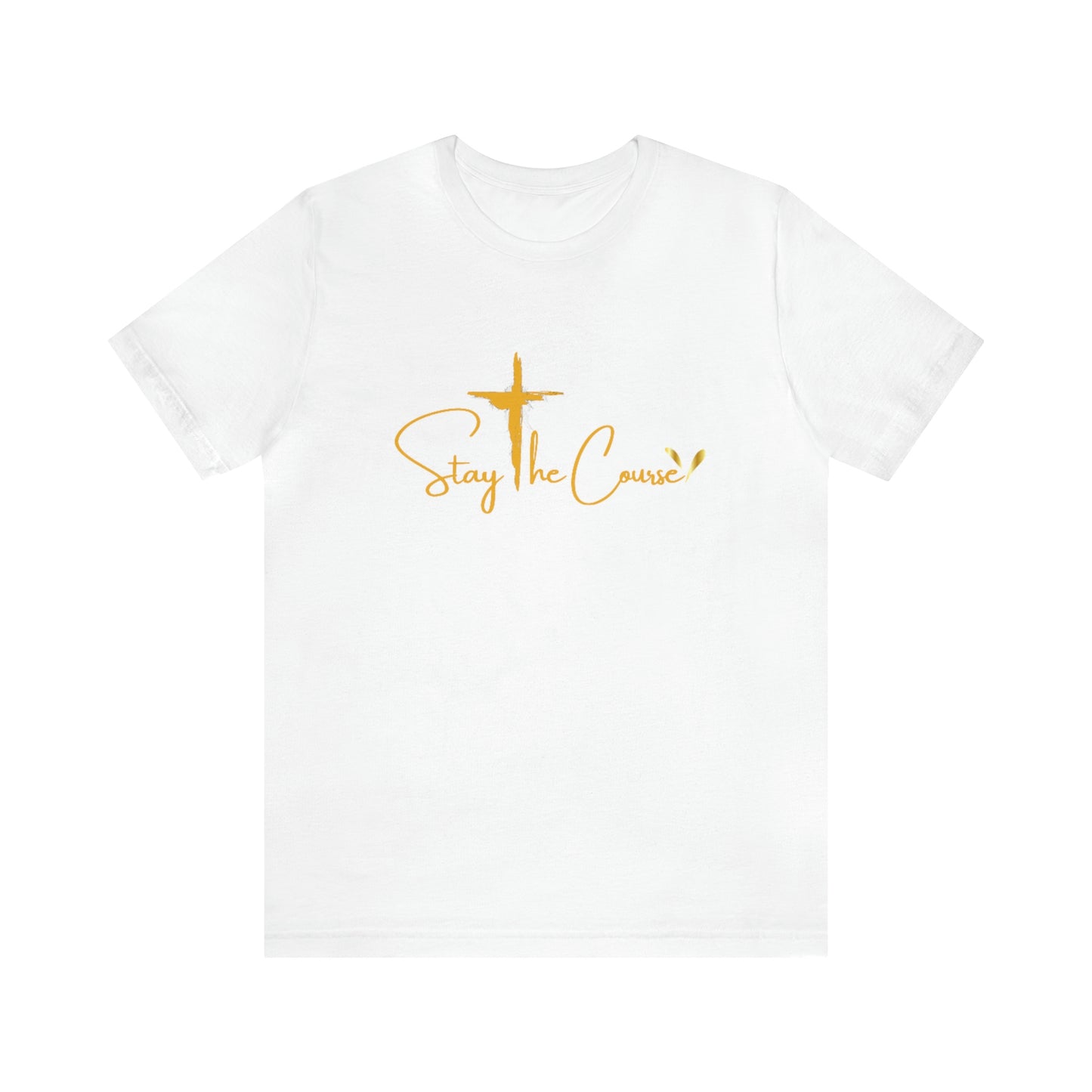 Stay The Course Mens Jersey Short Sleeve Tee
