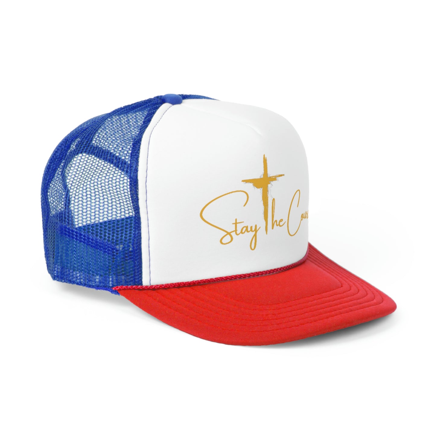 Stay The Course Trucker Caps