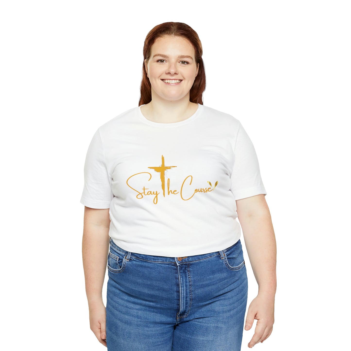 Stay The Course Mens Jersey Short Sleeve Tee