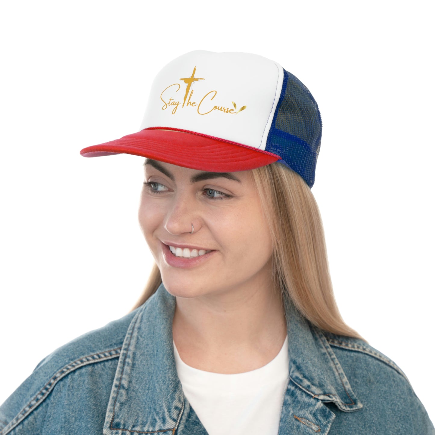 Stay The Course Trucker Caps