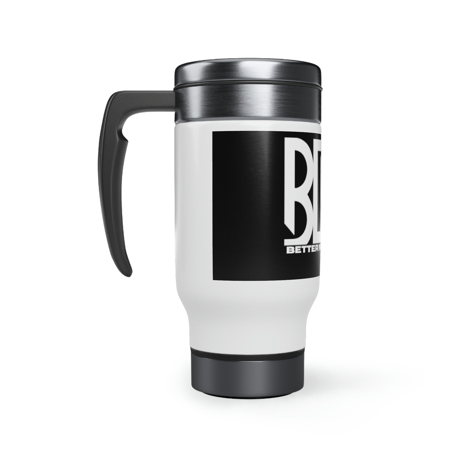 Better Not Bitter Stainless Steel Travel Mug with Handle, 14oz