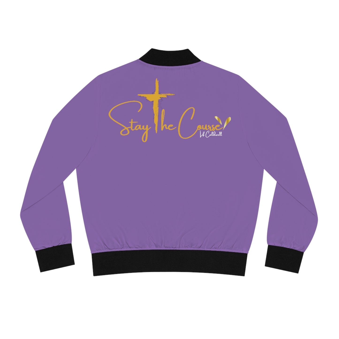 Stay The Course Women's Bomber Jacket (AOP)