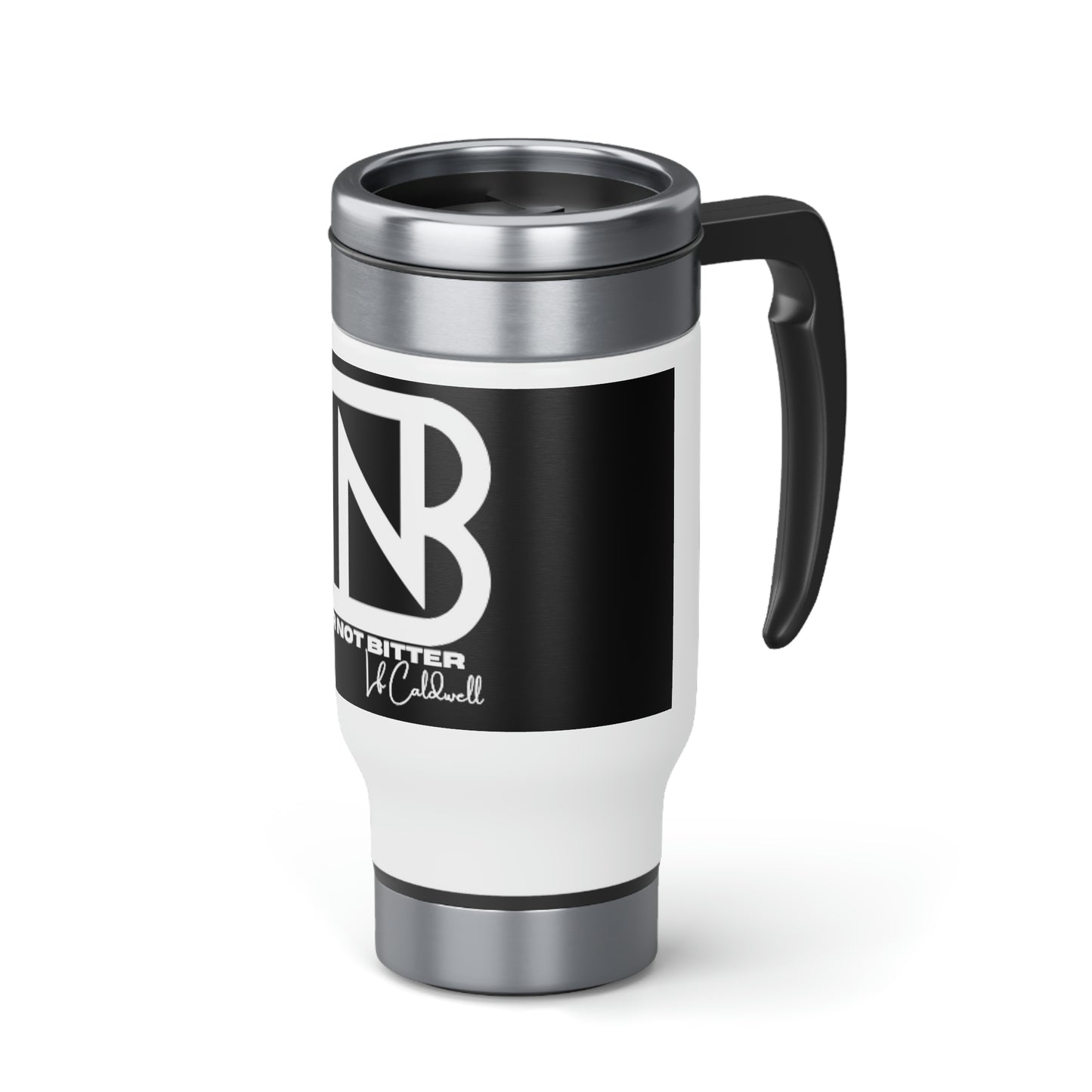 Better Not Bitter Stainless Steel Travel Mug with Handle, 14oz