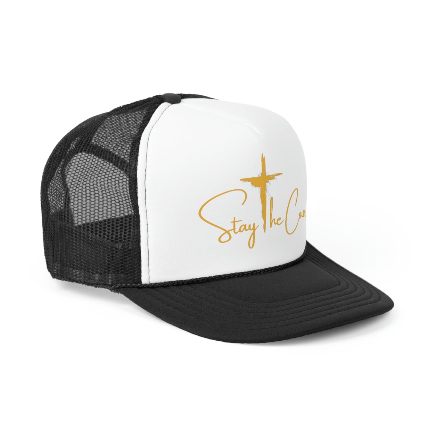 Stay The Course Trucker Caps