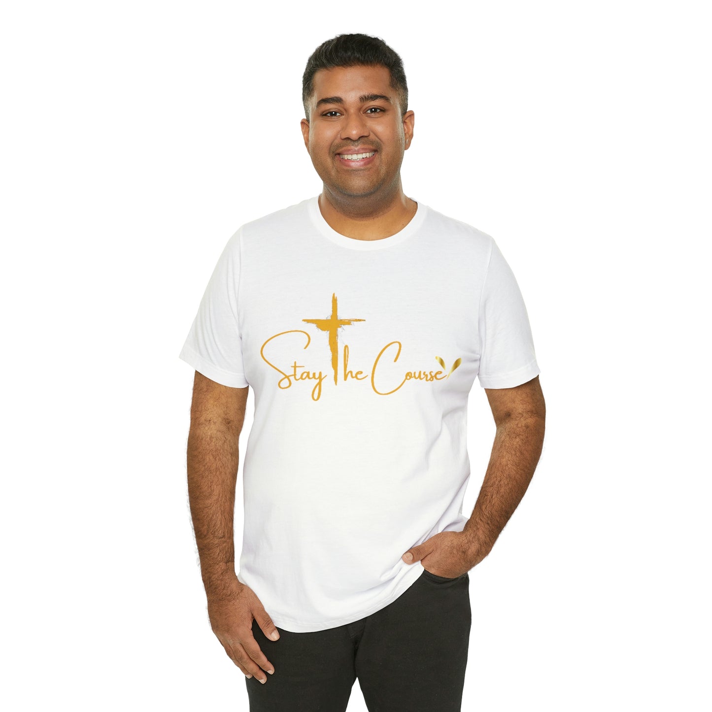 Stay The Course  Womens  Jersey Short Sleeve Tee