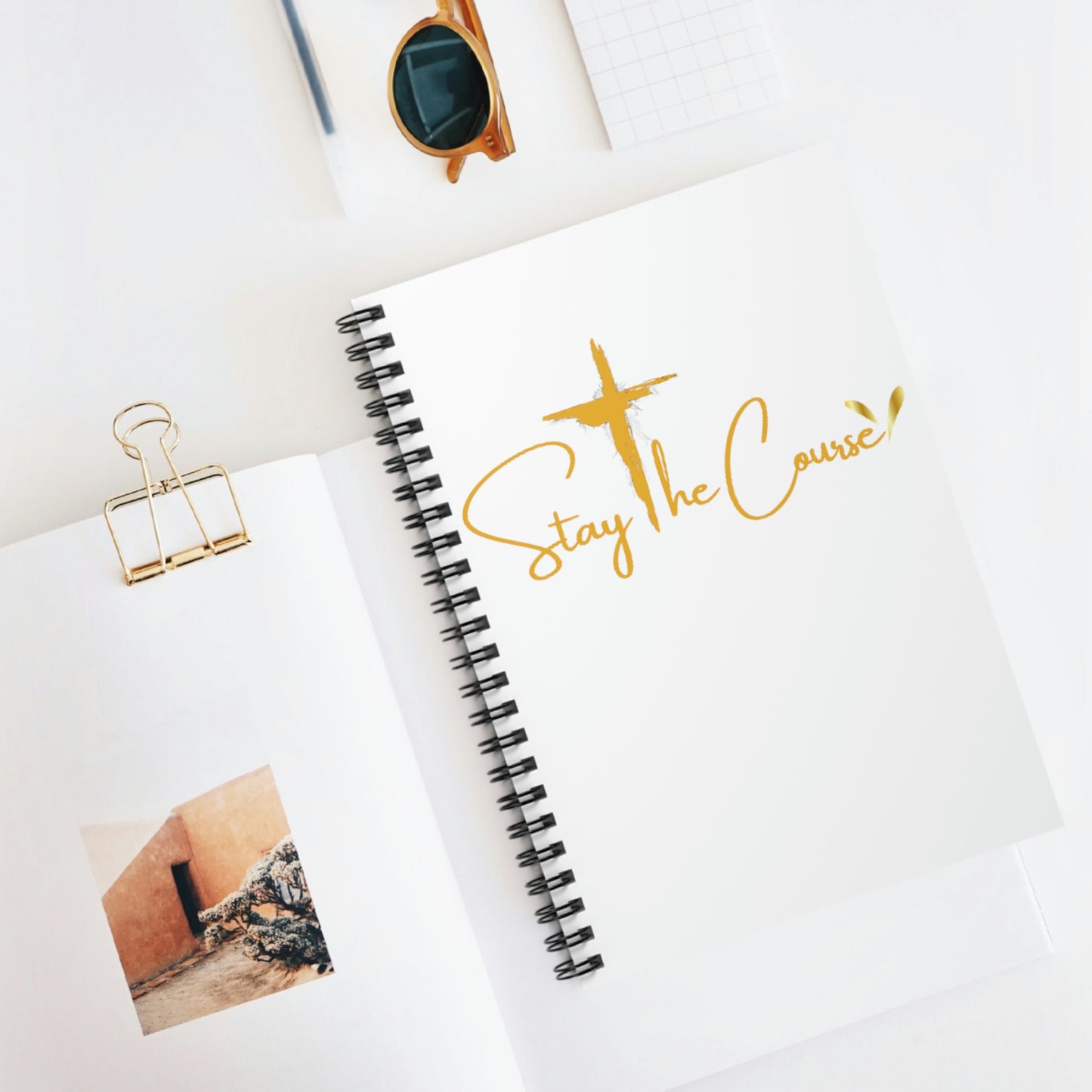 Stay The Course  Spiral Notebook - Ruled Line