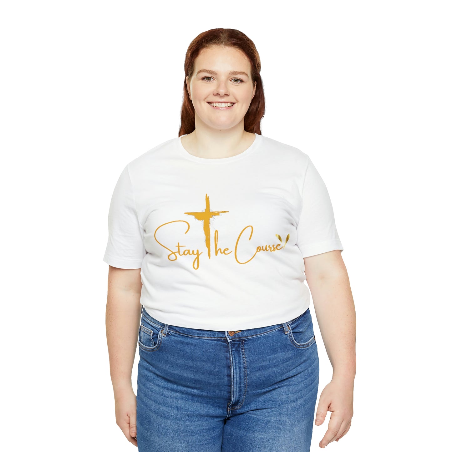 Stay The Course  Womens  Jersey Short Sleeve Tee