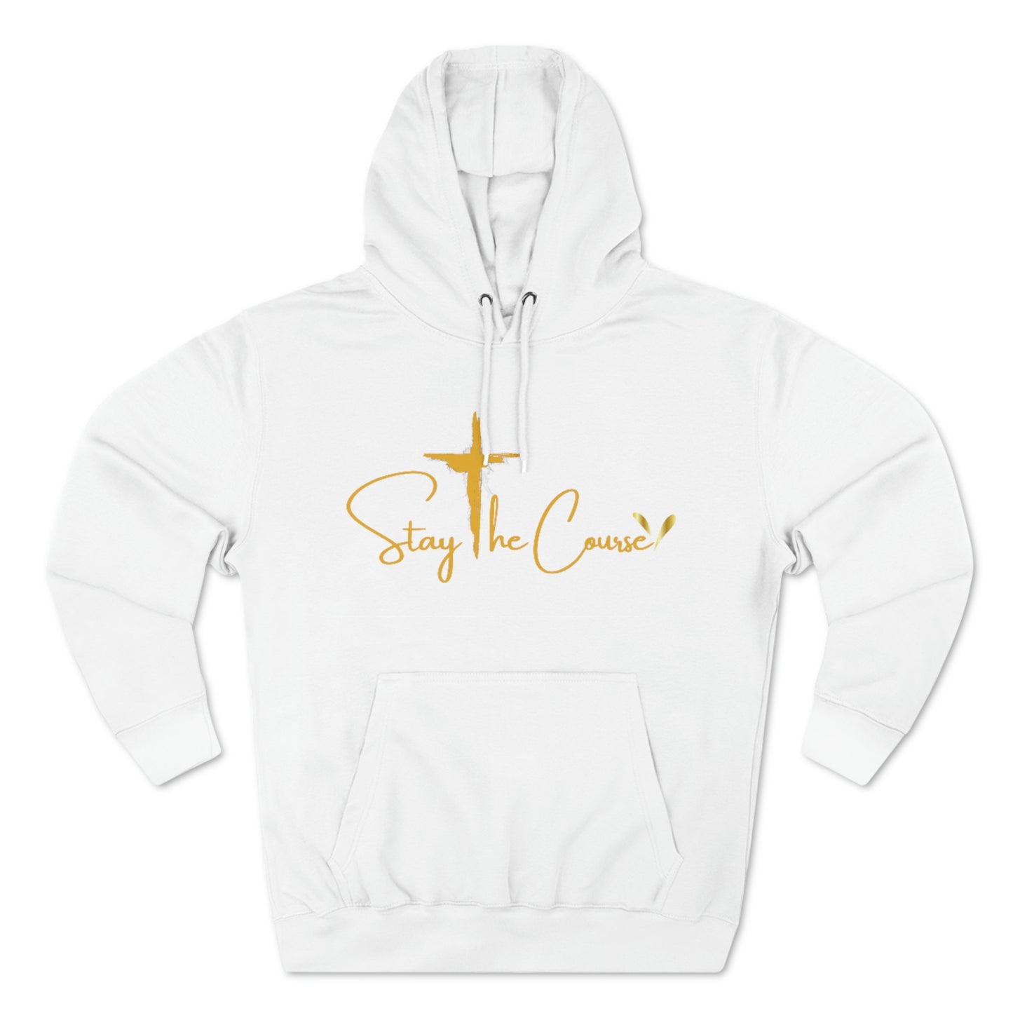 Stay The Course  Mens Premium Pullover Hoodie