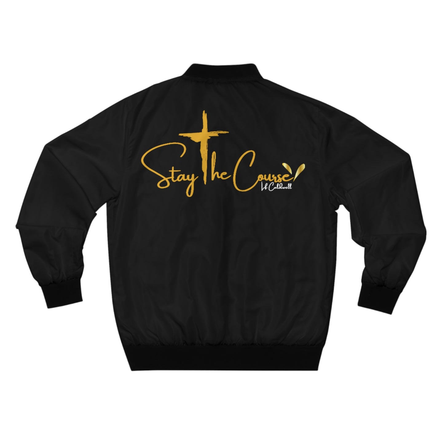 Stay The Course  Men's Bomber Jacket (AOP)